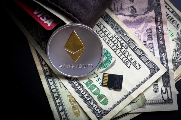 Business chart illustrating cryptocurrency token supply allocation